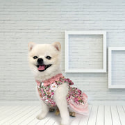 Vintage Rose Harness Dog Dress & Leash Set