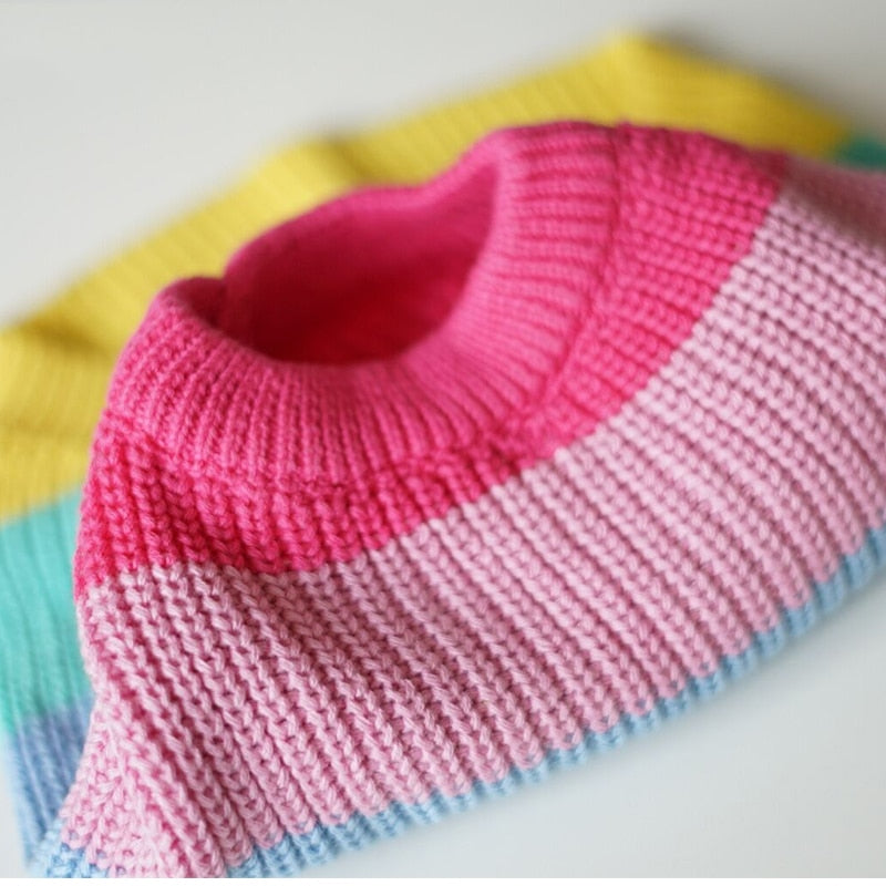 Rainbow Dog Sweater - Southlake Paws
