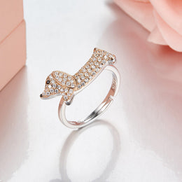 Dachshund Love Ring