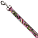 Dog Leash - Live Hard Die Young Pink