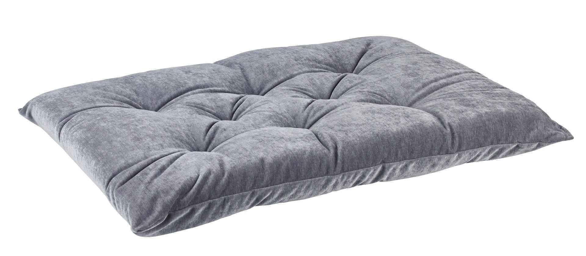 Bowsers Pumice Tufted Dog Crate Cushion - Washable Crate and Lounge Comfort