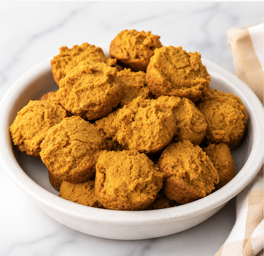 Organic Pumpkin Muffins for Dogs and
