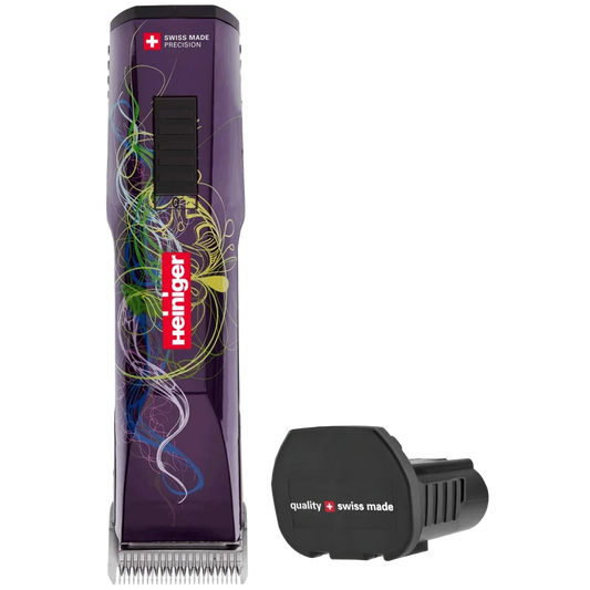 Pet Purple Saphir Cordless Clipper with One Battery by Heiniger