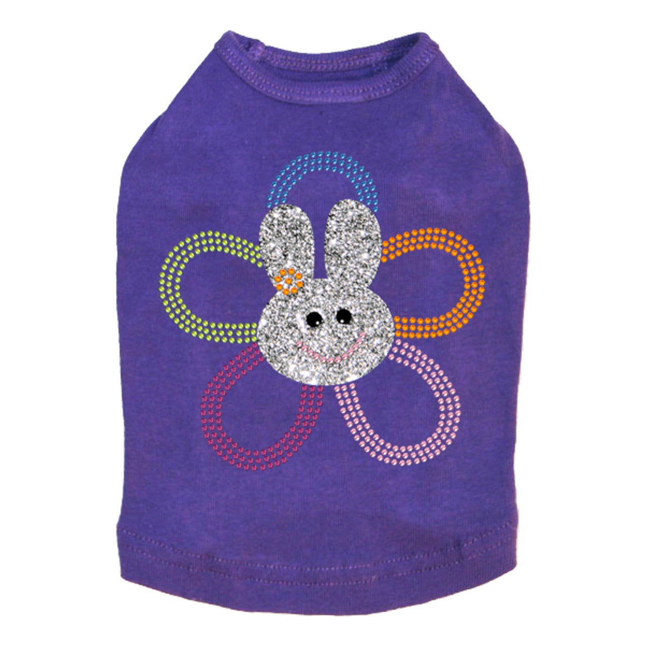 Flower Bunny - Dog Tank alternate view