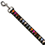 Dog Leash - Star Wars Festive Lollipop Icons Black/Multi Color