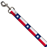 Dog Leash - Texas Flag Continuous Repeat