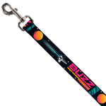 Dog Leash - BUZZ LIGHTYEAR Hyper Speed Spaceship Black/Multi Color