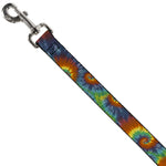Dog Leash - Tie Dye Swirl Multi Color