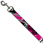 Dog Leash - Punk Princess w/Zippers & Skulls