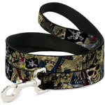 Dog Leash - Dead Men Tell No Tales CLOSE-UP Tan