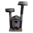 Load image into Gallery viewer, Queen's Kastle Deluxe Luxury Cat Tower with 2 Cat Beds
