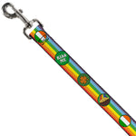 Dog Leash - St. Pat's Rainbow/Coins