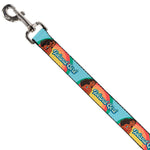 Dog Leash - Moana ISLAND GIRL Rainbow Pose Blue/Multi Color
