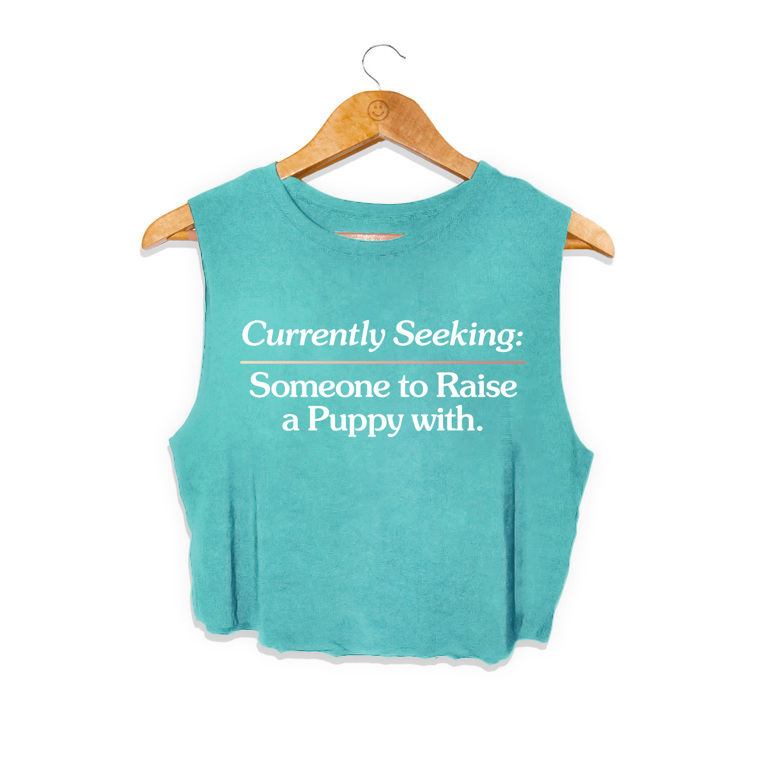 Currently Seeking Crop Top | Gift for Dog Lovers