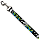 Dog Leash - Toy Story 3-Aliens OOOOOHHH Black/White/Gray