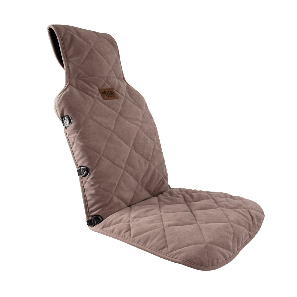 Quilted Microfiber Front Seat Protector - Bone