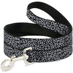 Dog Leash - Leopard Black