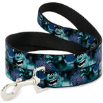 Dog Leash - Sulley Scare Pose/Dots Blues/White