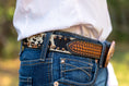 Load image into Gallery viewer, Rafter T Peppered Hide Ladies' Belt

