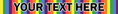 Load image into Gallery viewer, Personalized Rainbow Stripes Dog Collar
