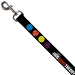 Dog Leash - THE BIG BANG THEORY DNA/Atom/E/Radiation Black