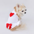 Load image into Gallery viewer, Pink Puff Heart Dog Dress
