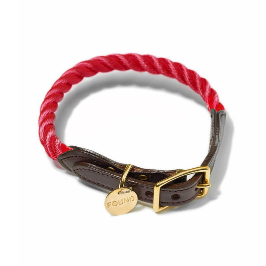 Dog Collars Premium Red Rope Cat & Dog Collar