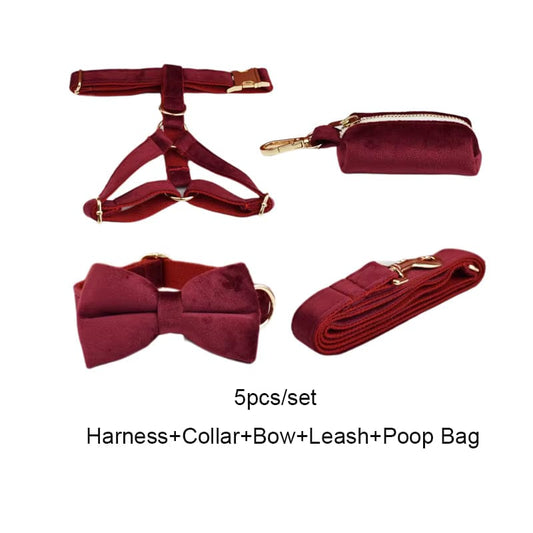 Red Wine Velvet Set
