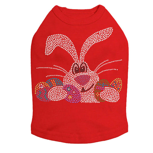 Large Bunny & Eggs - Dog Tank alternate view