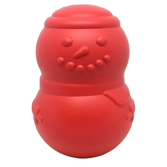 Snowman Dog Toy - Durable Winter Chew Toy for Large Dogs | USA Made