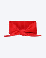 WINTER NECKTIE Red Corduroy