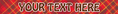 Load image into Gallery viewer, Personalized Red Kilt Plaid Dog Collar
