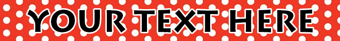Personalized New Red Polka Dot Dog Collar