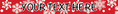 Load image into Gallery viewer, Personalized Red Snowflakes Dog Collar
