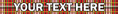 Load image into Gallery viewer, Personalized Tartan Plaid Red Dog Collar
