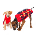 Load image into Gallery viewer, Red Tartan Plaid Dog Sweater
