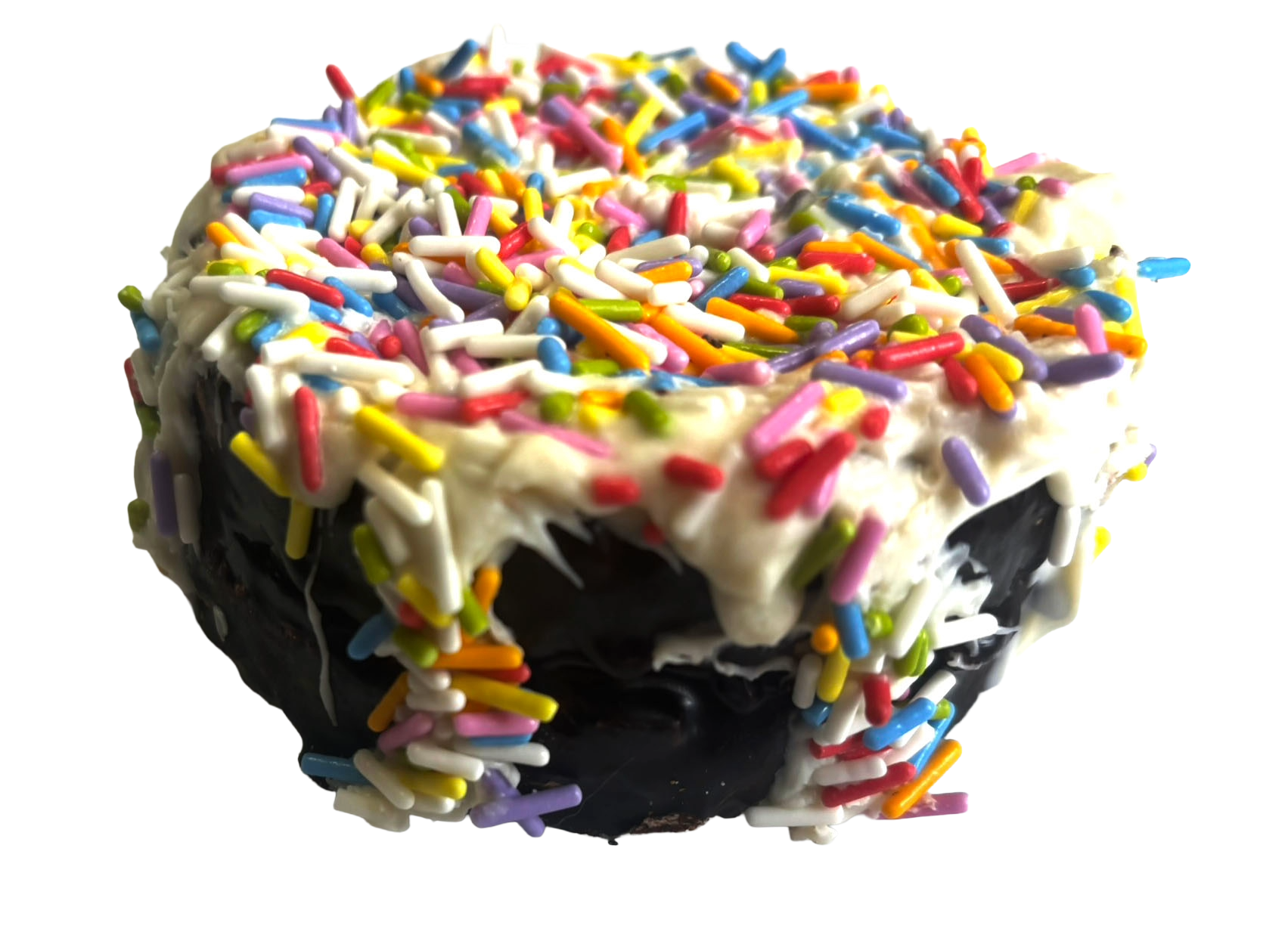 Organic PAWfetti Cakes Peanut Butter Frosted Rice Cake Dog Treat