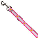 Dog Leash - Colorado Flags7 Repeat Pinks/White/Light Pink/Yellow