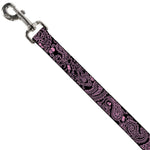 Dog Leash - Bandana/Skulls Black/Pink