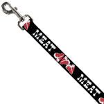 Dog Leash - Steaks w/MEAT Text