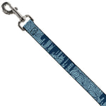 Dog Leash - Doodle1/Paint Drips Blues