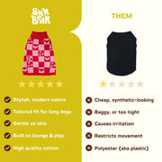 Roll Neck Dog Knitted Love Sweater 