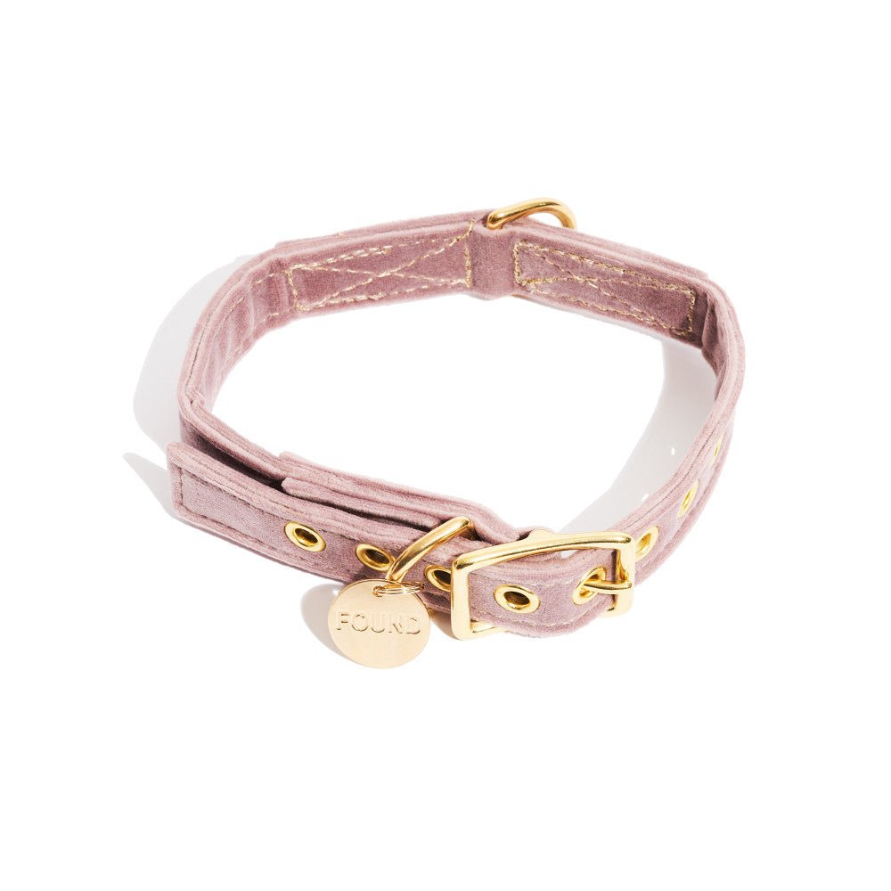 Dog Collars Premium Rose Washable Velvet Cat & Dog Collar