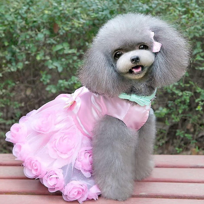 Elegant Roses Dog Party Dress - Southlake Paws