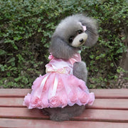 Elegant Roses Dog Party Dress