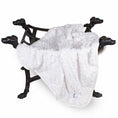 Load image into Gallery viewer, Rosebud Dog Ultra - plush Satin Handmade blanket - Luxury Dog Bed from Southlake Paws
