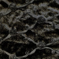 Load image into Gallery viewer, Large Blanket, Embroidered Roses in Black 
