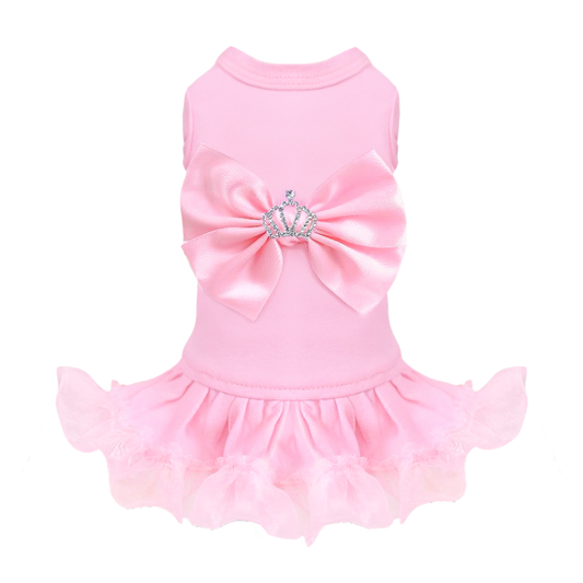 Hello Doggie Royal Princess Satin Dress