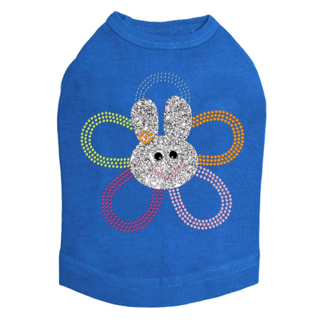 Flower Bunny - Dog Tank alternate view