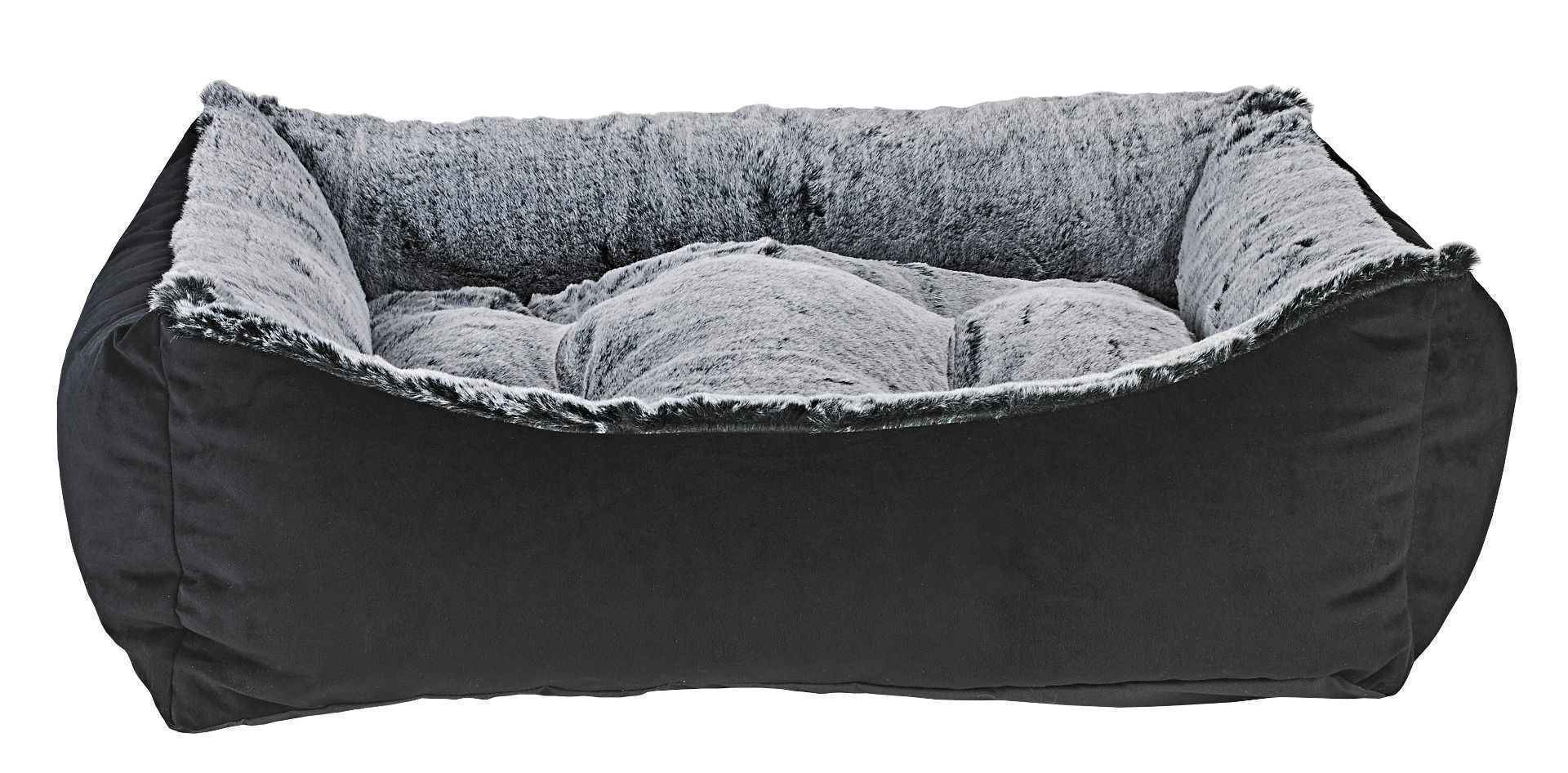 Bowsers Scoop Royal Sterling Bolster Dog Bed - Easy-Entry Bolster Support